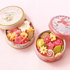 〈atelierA〉お花のクッキー缶