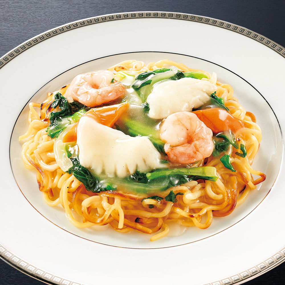 海鮮あんかけ焼きそば