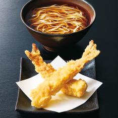 〈信州松本こばやし〉車海老天 信州蕎麦