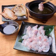 若狭の鯛しゃぶと地魚の干物セット