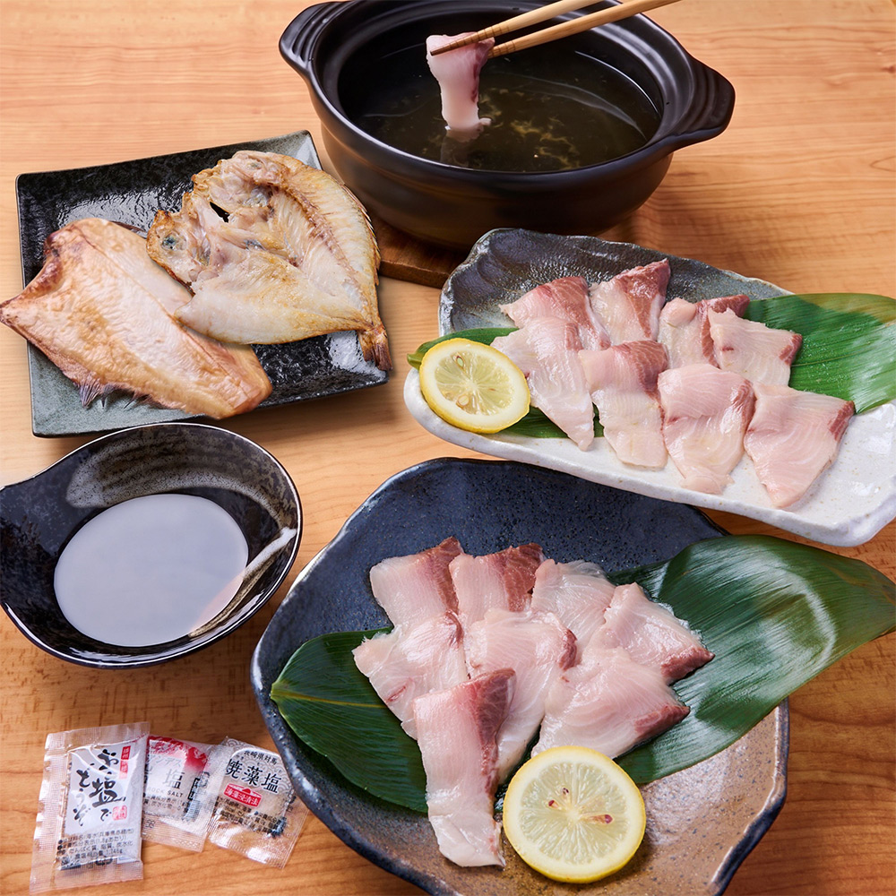 ぶりしゃぶと若狭の地魚干物セット