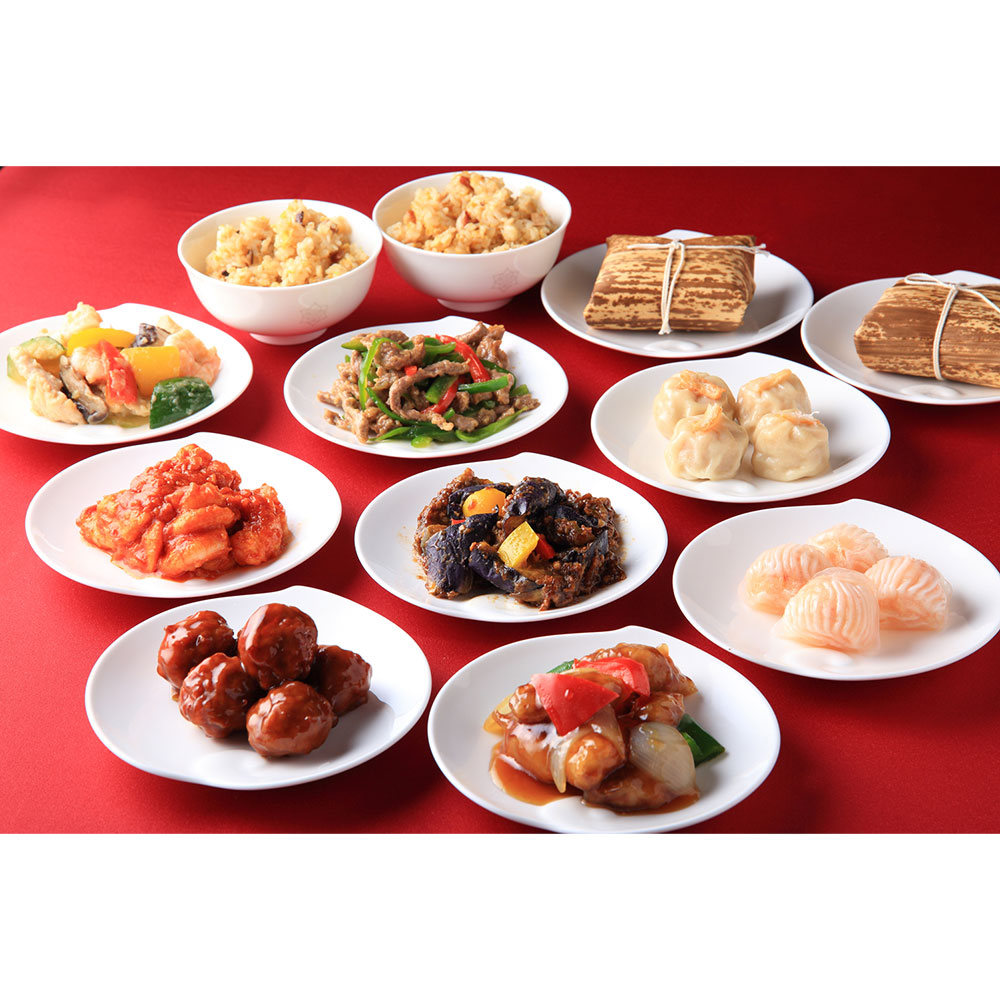 贅沢アラカルト+炒飯・点心セット