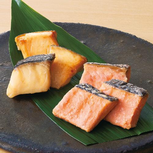 銀だら味噌漬焼・銀鮭塩麹焼セット