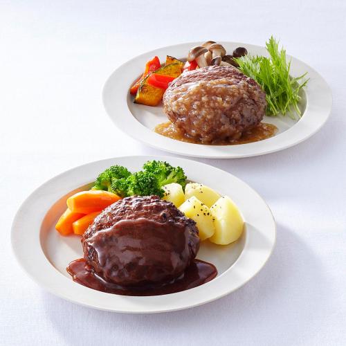 老舗のハンバーグセット