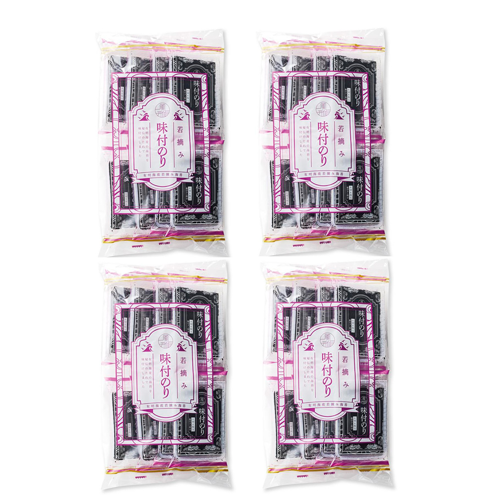 味付のり 若摘み（味付）8パック×4袋セット
