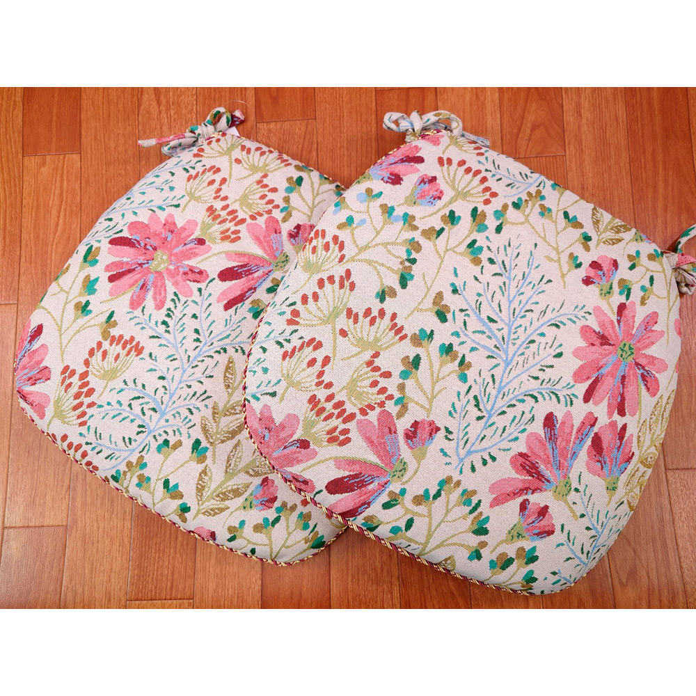 ジャガード織りダイニングシート2点セット