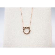 K18ピンクゴールドダイヤモンドペンダント