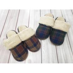 チェック柄カフスボアM・Lサイズ2足セットO