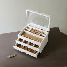 木製ジュエルケース ホワイト