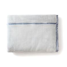 ニューマイヤーアクリル毛布（毛羽部分）ブルー