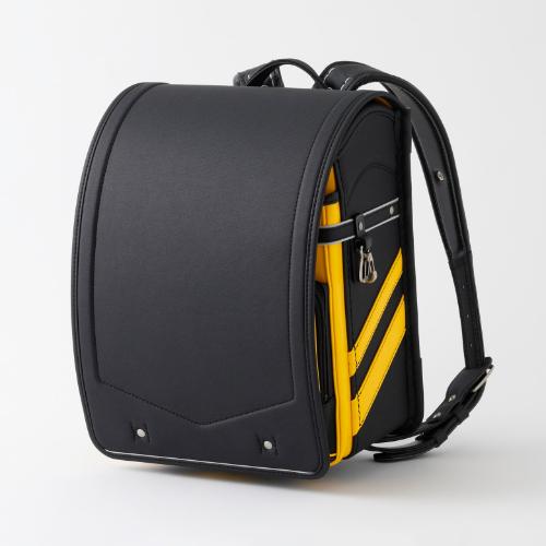 ＜バイカラーV＞ランドセル（CR6525　ブラック×イエロー）