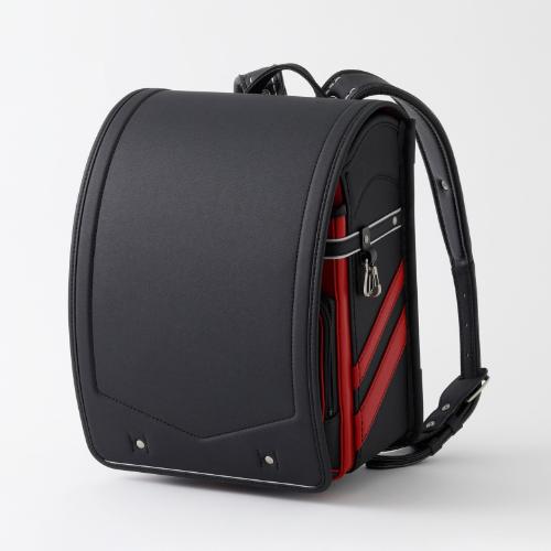 ＜バイカラーV＞ランドセル（CR6525　ブラック×レッド）