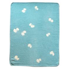 コットン ミニブランケット CHOUCHO ライトブルー