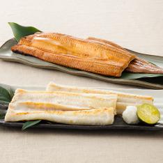 【敬老の日】天女の羽衣　あなご一夜干＆蒲焼詰合せ（敬老の日掛け紙付）