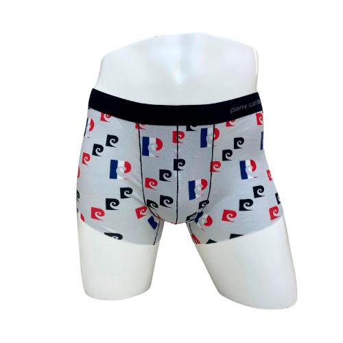 トリコロールカラー ボクサーパンツ 前閉じ M→L