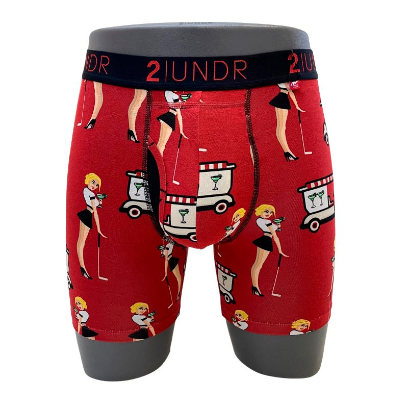 キャディー柄 6インチ 前開きボクサーパンツ S→L