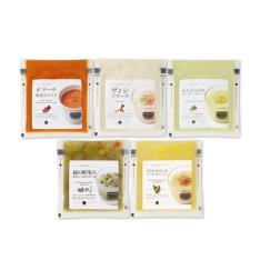 夏の冷たいスープセット5個
