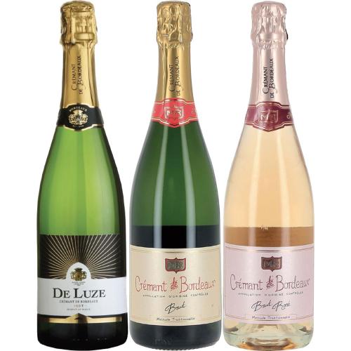 シャンパーニュ製法クレマン飲み比べ3本セット 福袋