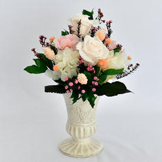 プリザーブドフラワー供花アレンジメント　ローズA（一基）