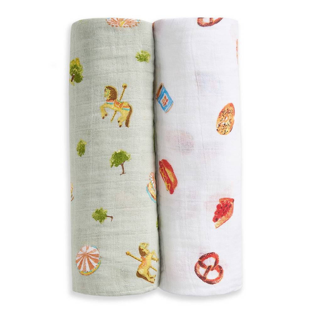 おくるみスワドル ニューヨーク オーガニック 2枚