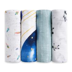 おくるみスワドル スペース オーガニック 4枚