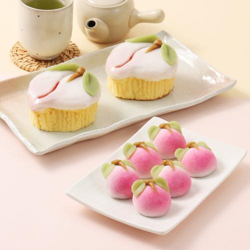 桃カステラ・桃まんじゅう詰合せ