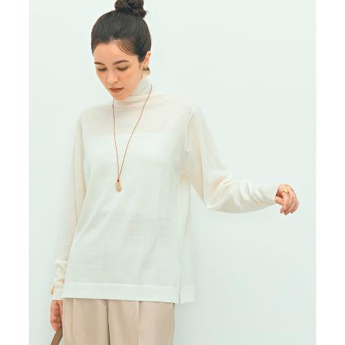 18G天竺ハイネックプルオーバーニット