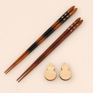 マルナオ〉夫婦箸セット 極上 十六角箸 黒檀・紫檀 | 商品詳細
