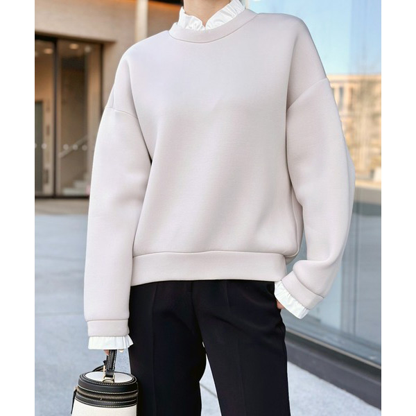 ＜Emma Taylor（エマテイラー）＞ダンボールコクーン2WAYフリルプルオーバー