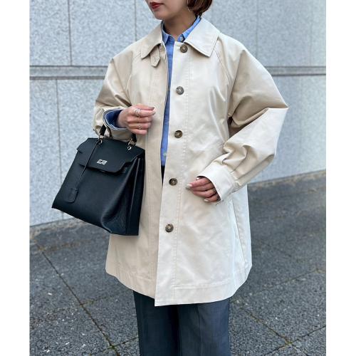 ＜Emma Taylor（エマテイラー）＞ミドルフレアステンカラーコート