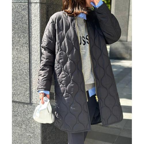 ＜Emma Taylor（エマテイラー）＞ミリタリーキルティングコート