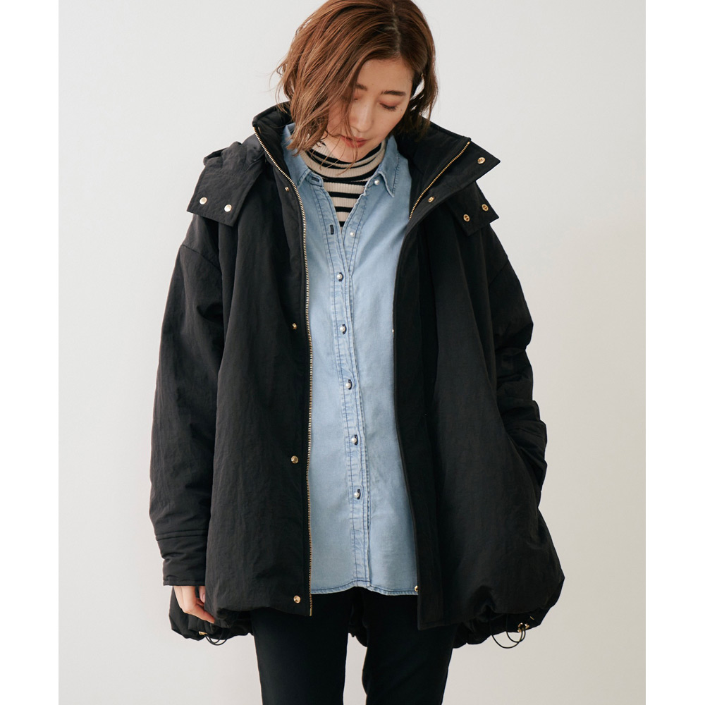 ＜Emma Taylor（エマテイラー）＞3WAYパファーフレアオーバーコート