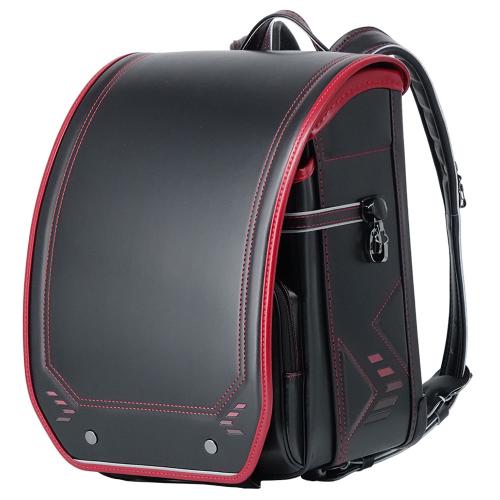 ＜くるピタ スピードライン＞ランドセル（1KK5650K ブラックレッド）