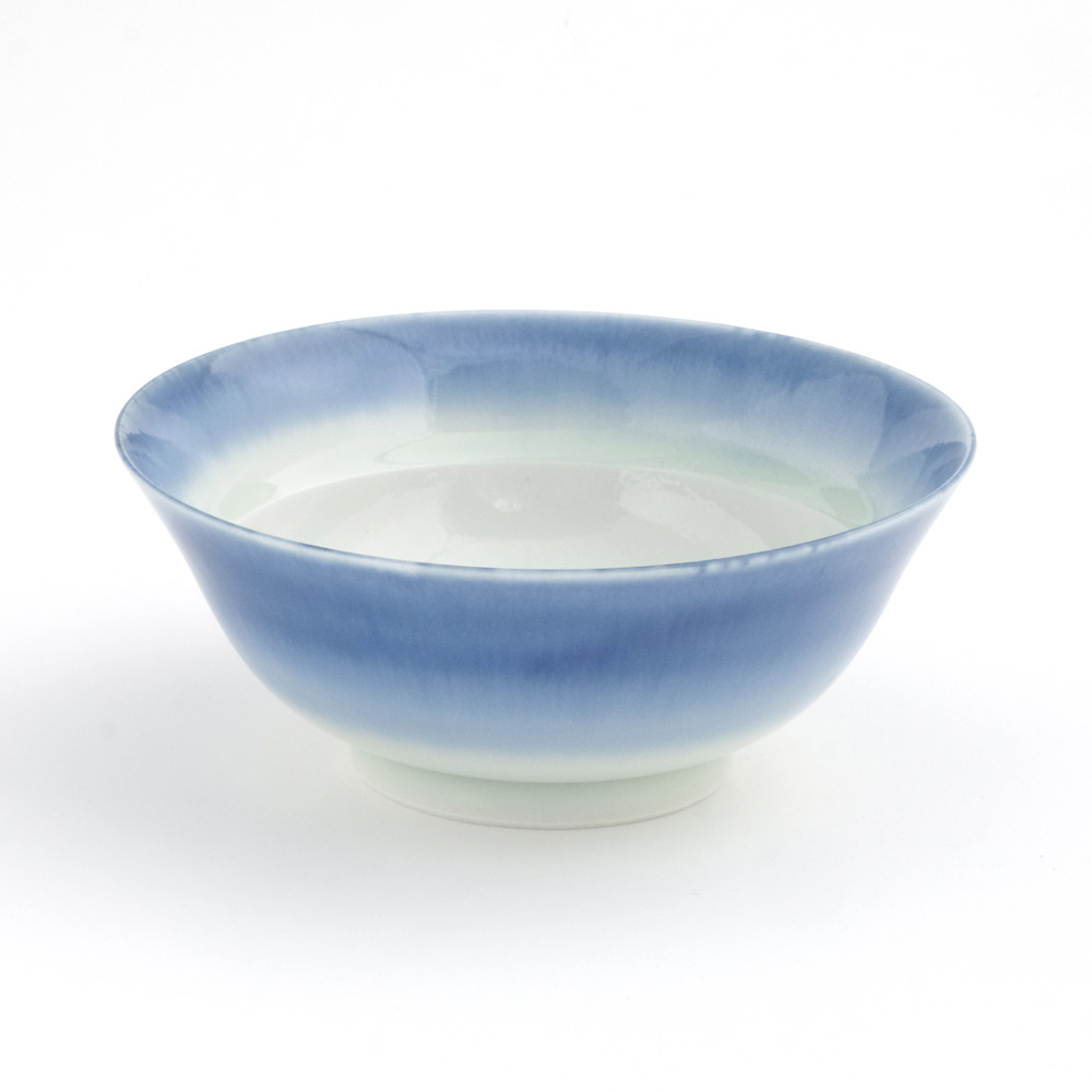 のっけ茶碗 呉須流し