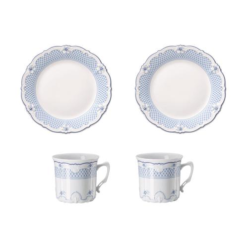 夏の福袋 エステール マグ＆プレートペア4点セット