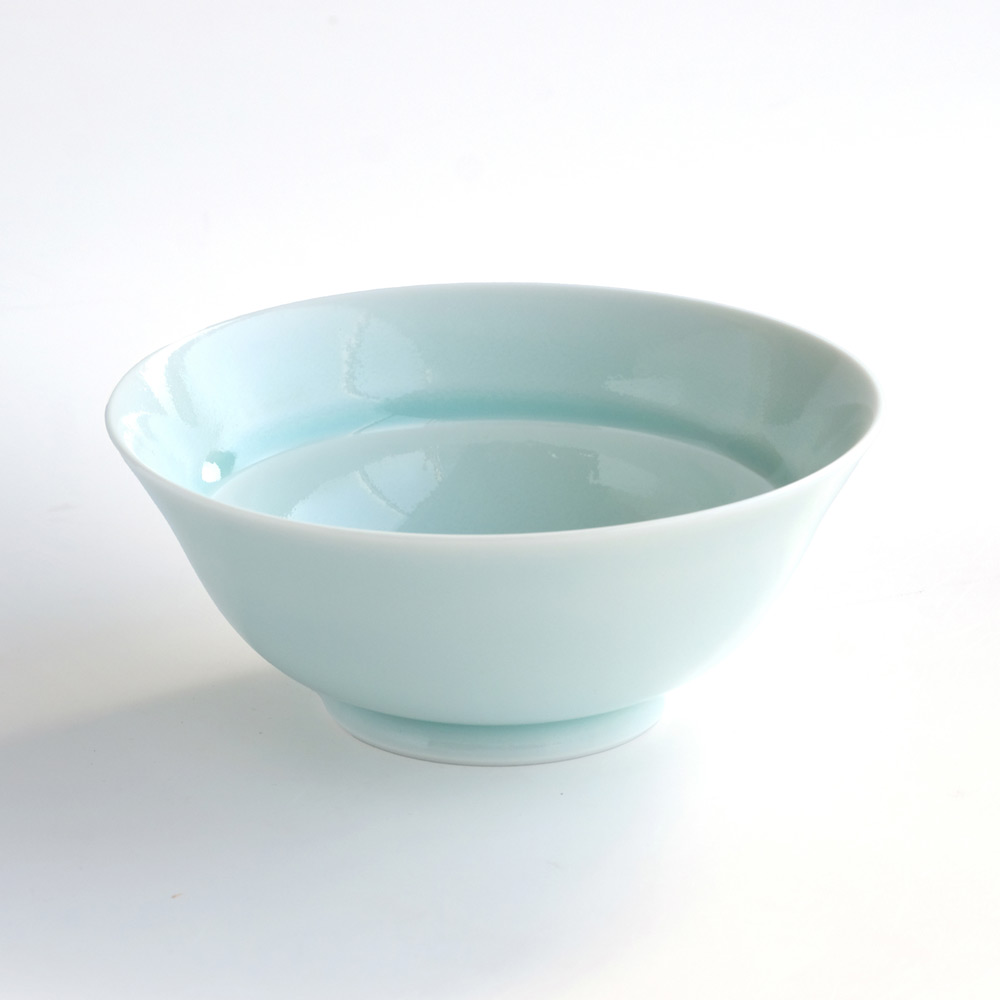 のっけ茶碗 青白磁