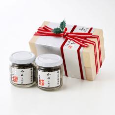 【クリスマス】小松こんぶ 桐箱2本入 クリスマス掛け紙