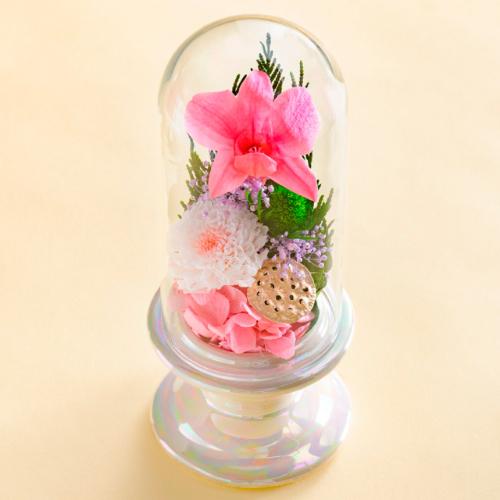 仏花 鼓ピンク(白色花器)