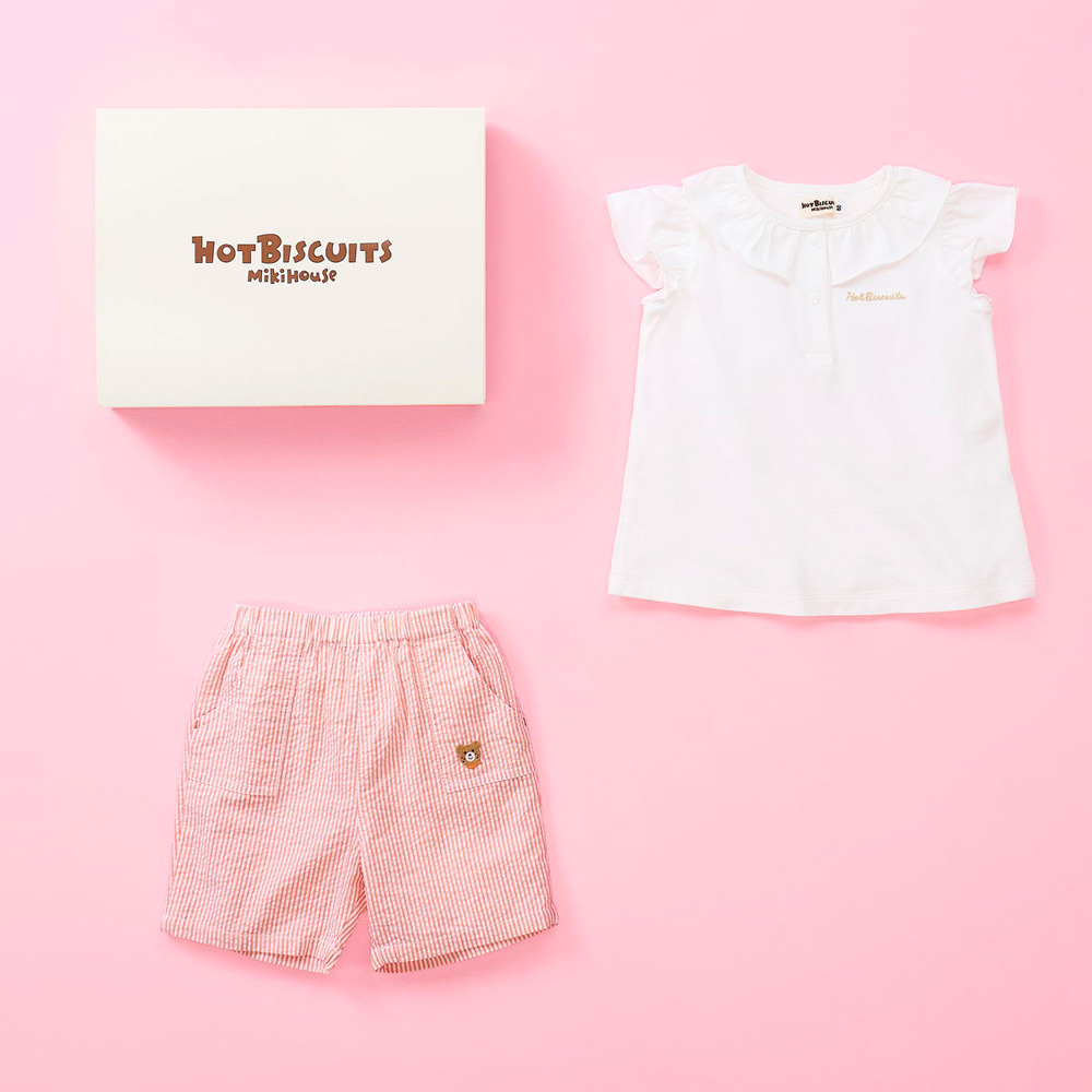 半袖Tシャツ＆ハーフパンツセット（BOX付き） 80cm→90cm