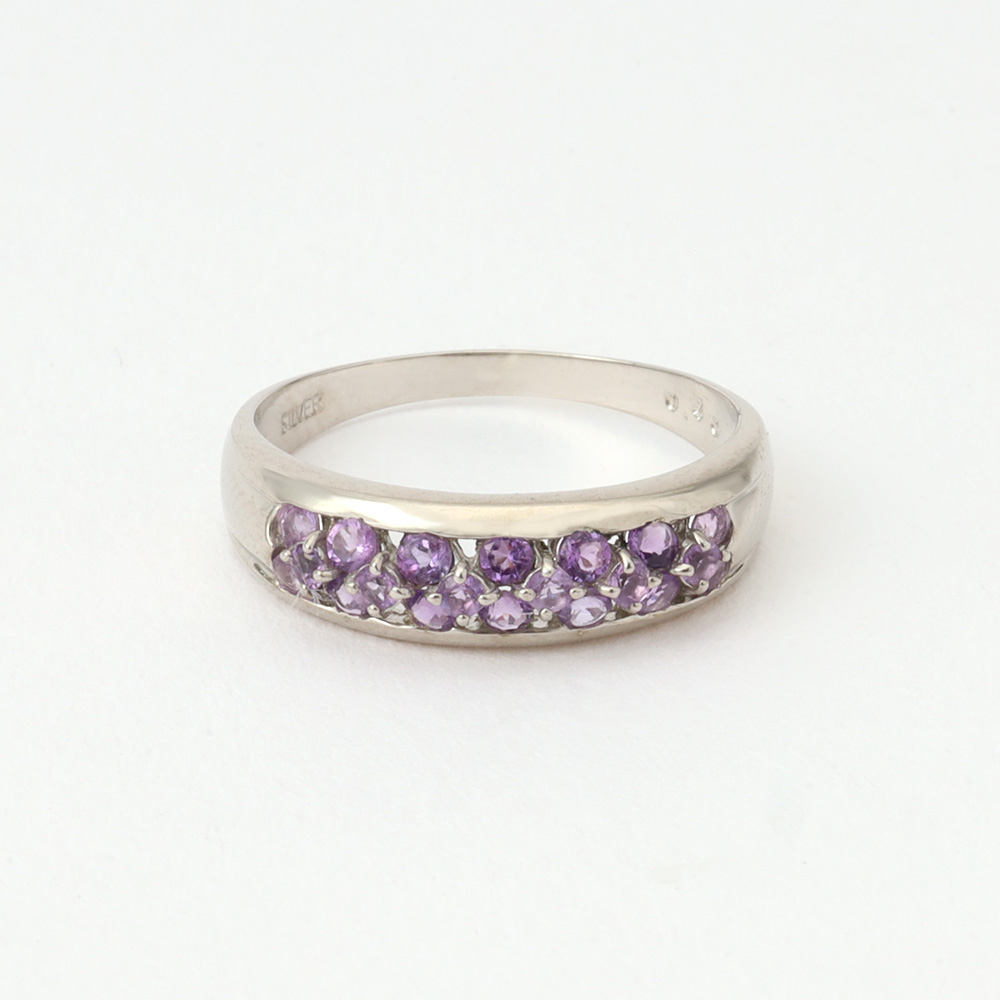 計0．4ctアメシストリング