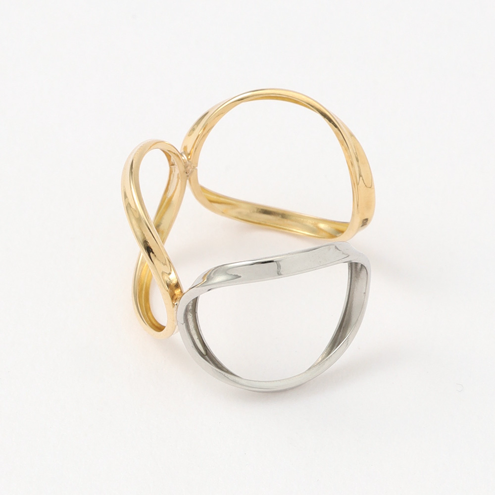 18金プラチナイヤーカフ（片側）