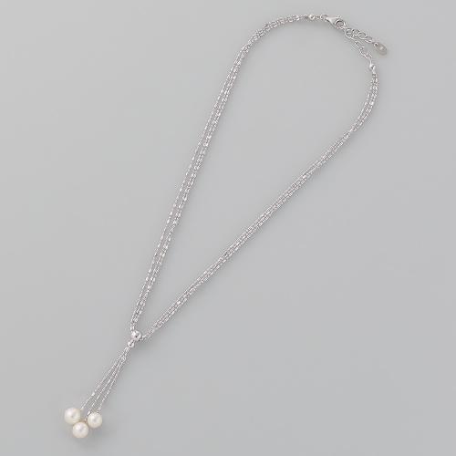 Svアコヤパール3個付スイングペンダント