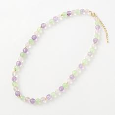 マルチカラーストーンネックレス