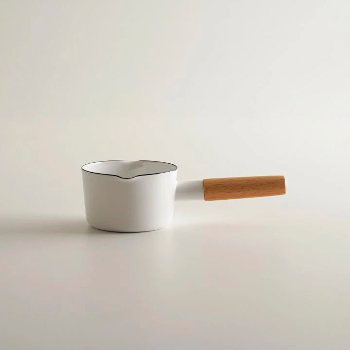 ピュアホワイト12cmミルクパン