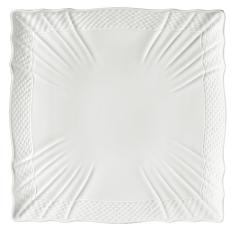 ベッキオジノリホワイト　スクエアプレート27cm