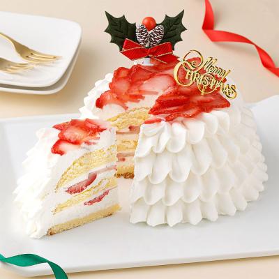 【クリスマス】ストロベリーフリルショートケーキ