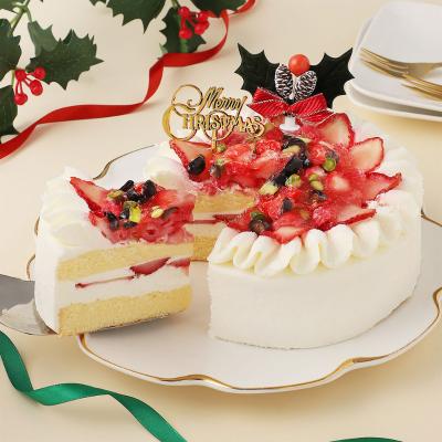 【クリスマス】3種のベリーのショートケーキ