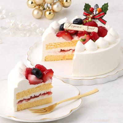 【クリスマス】ふわっと口どけ バニラ香る苺ショートケーキ