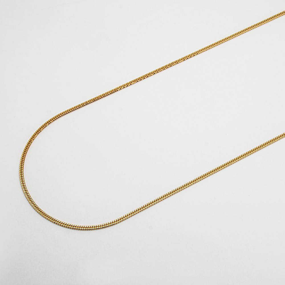 K18イエローゴールド喜平ネックレス（6面カットダブル）