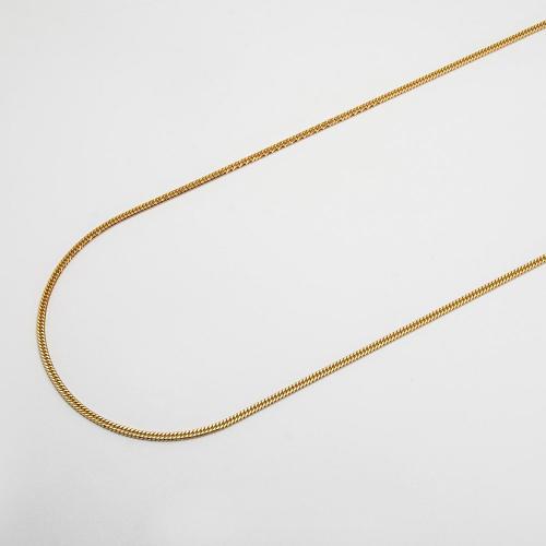 K18イエローゴールド喜平ネックレス（6面カットダブル）